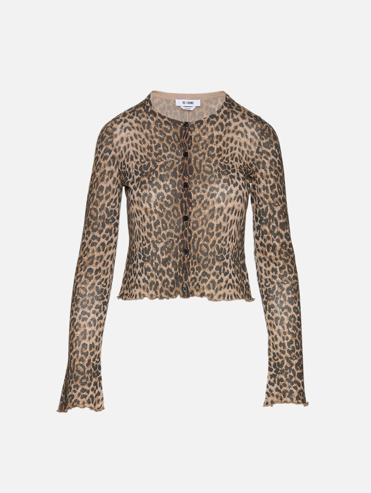 Isabelle Cardigan,RE/DONE,LEOPARD,Image 1