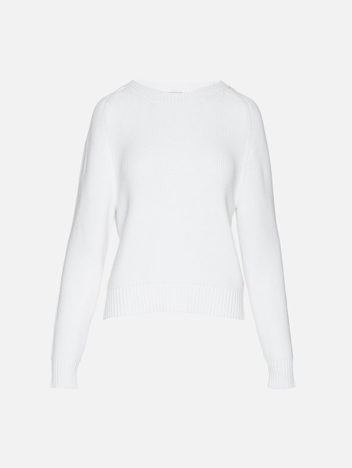 Nina Crewneck Sweater,KALLMEYER,CHALK,Image 1