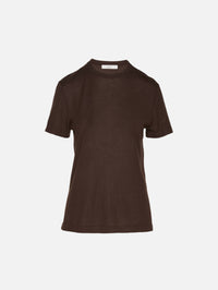 Cashmere Tee,CO,CHOCOLATE,Image 1