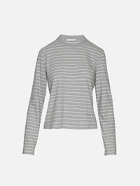Wynn Long Sleeve T Shirt,KALLMEYER,HEATHER STRIPE,Image 1