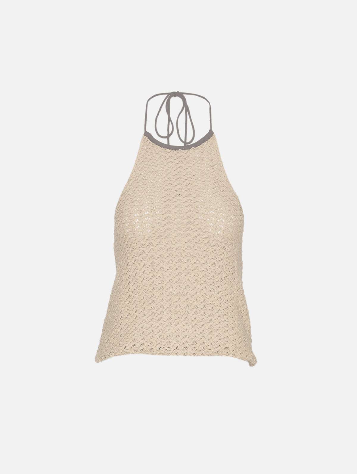 Ellinor Halter Top,SIR.,LIGHT BEIGE,Image 2
