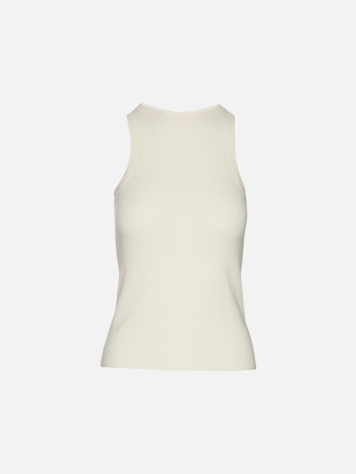 Knit Tank Top,CO,IVORY,Image 1