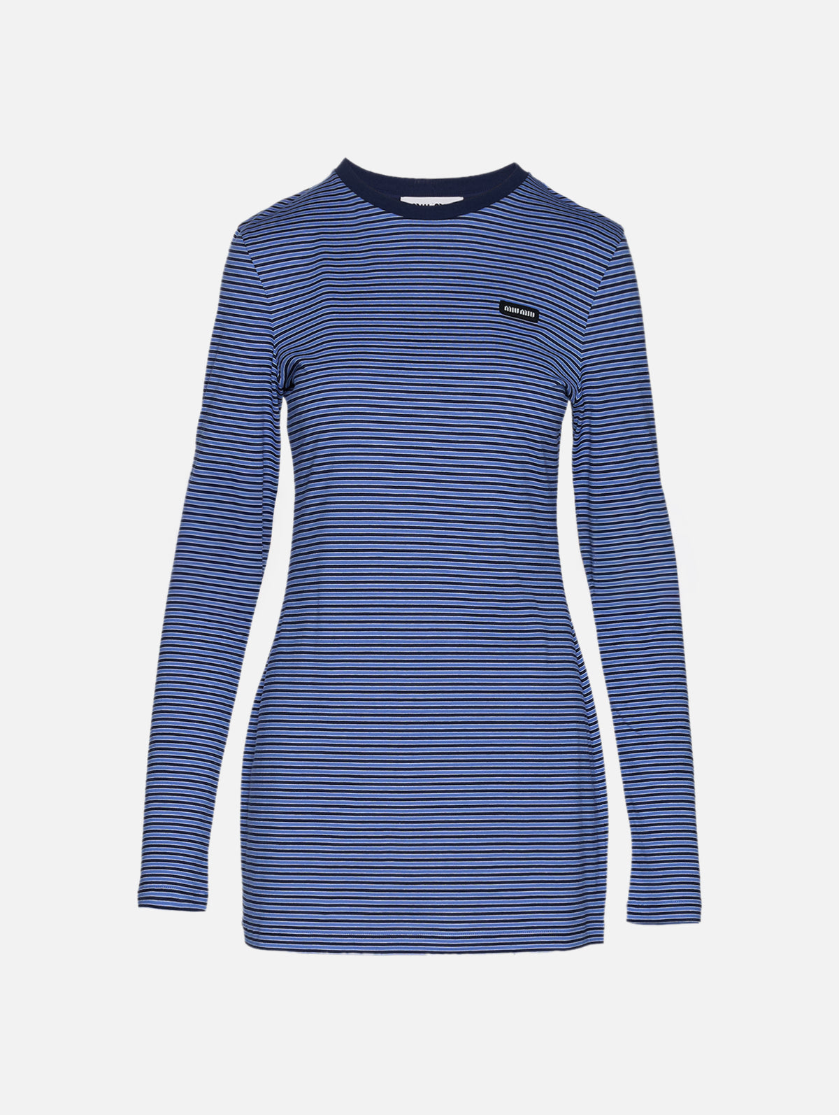 Mini Dress,MIU MIU,BLUE,Image 1