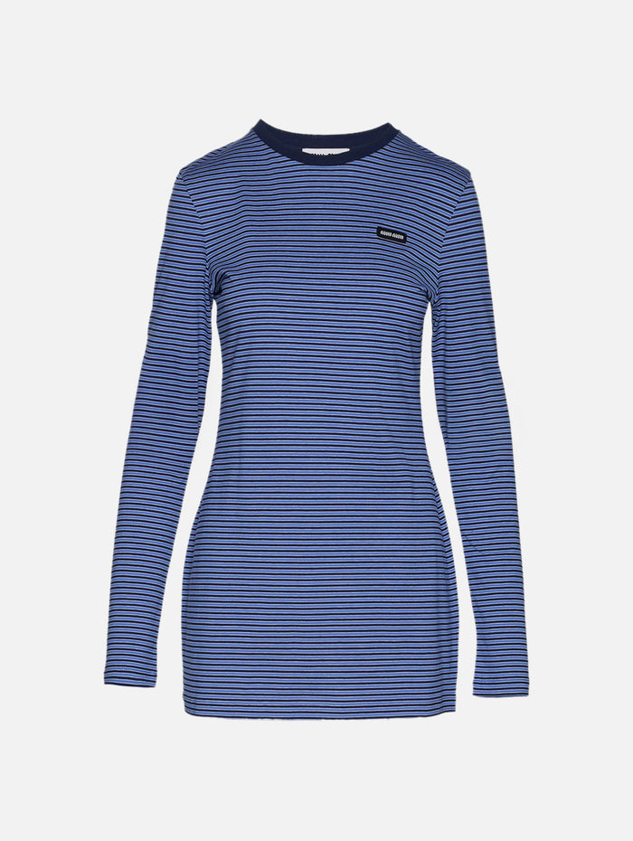 Mini Dress,MIU MIU,BLUE,Image 1