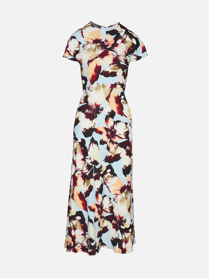 Bias Day Dress,MONIQUE LHUILLIER,AMBER LILY,Image 1