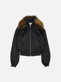 Shearling Jacket,SAINT LAURENT,BLACK,Image 1