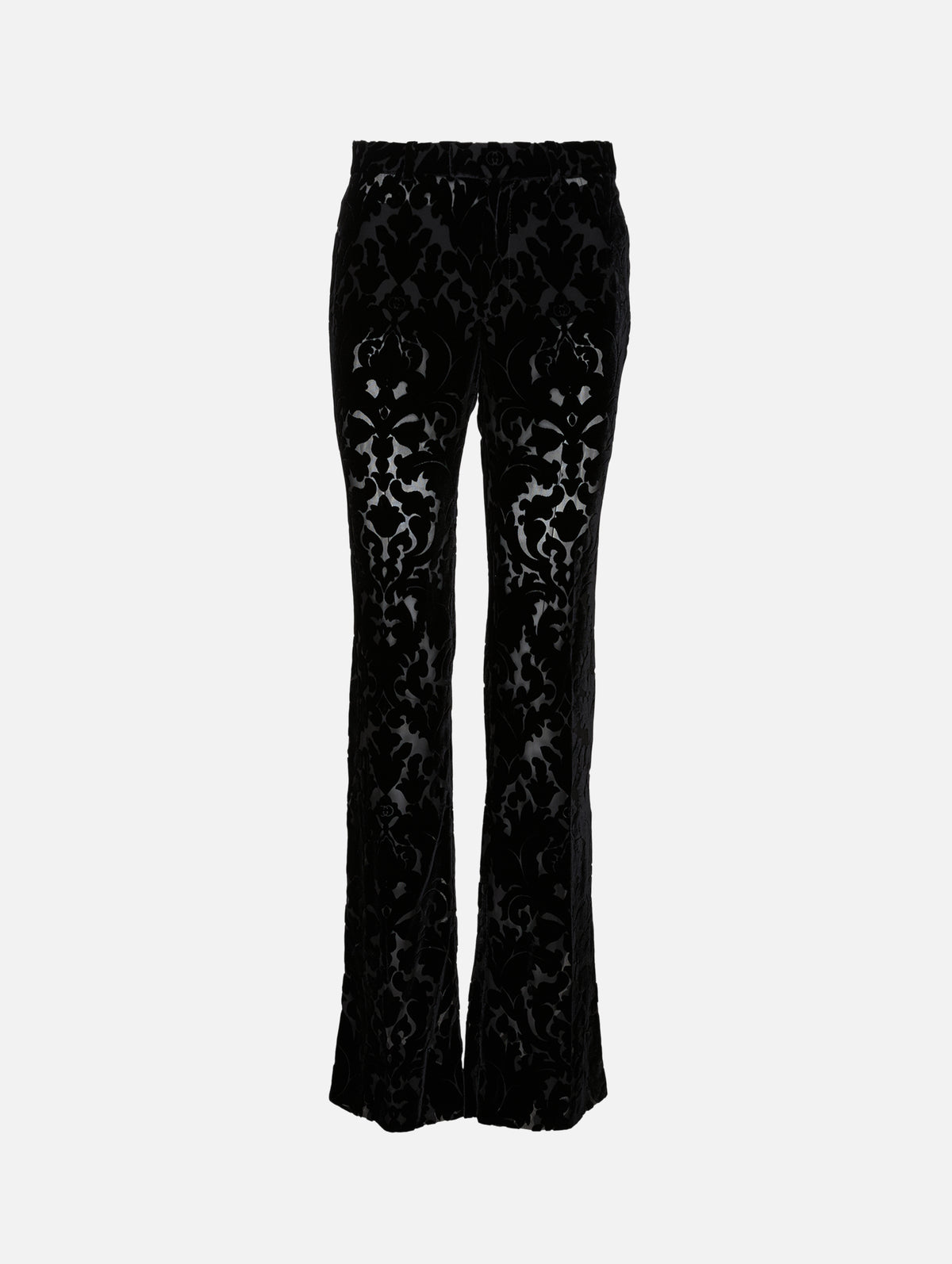 Lace Pant,GUCCI,BLACK,Image 1