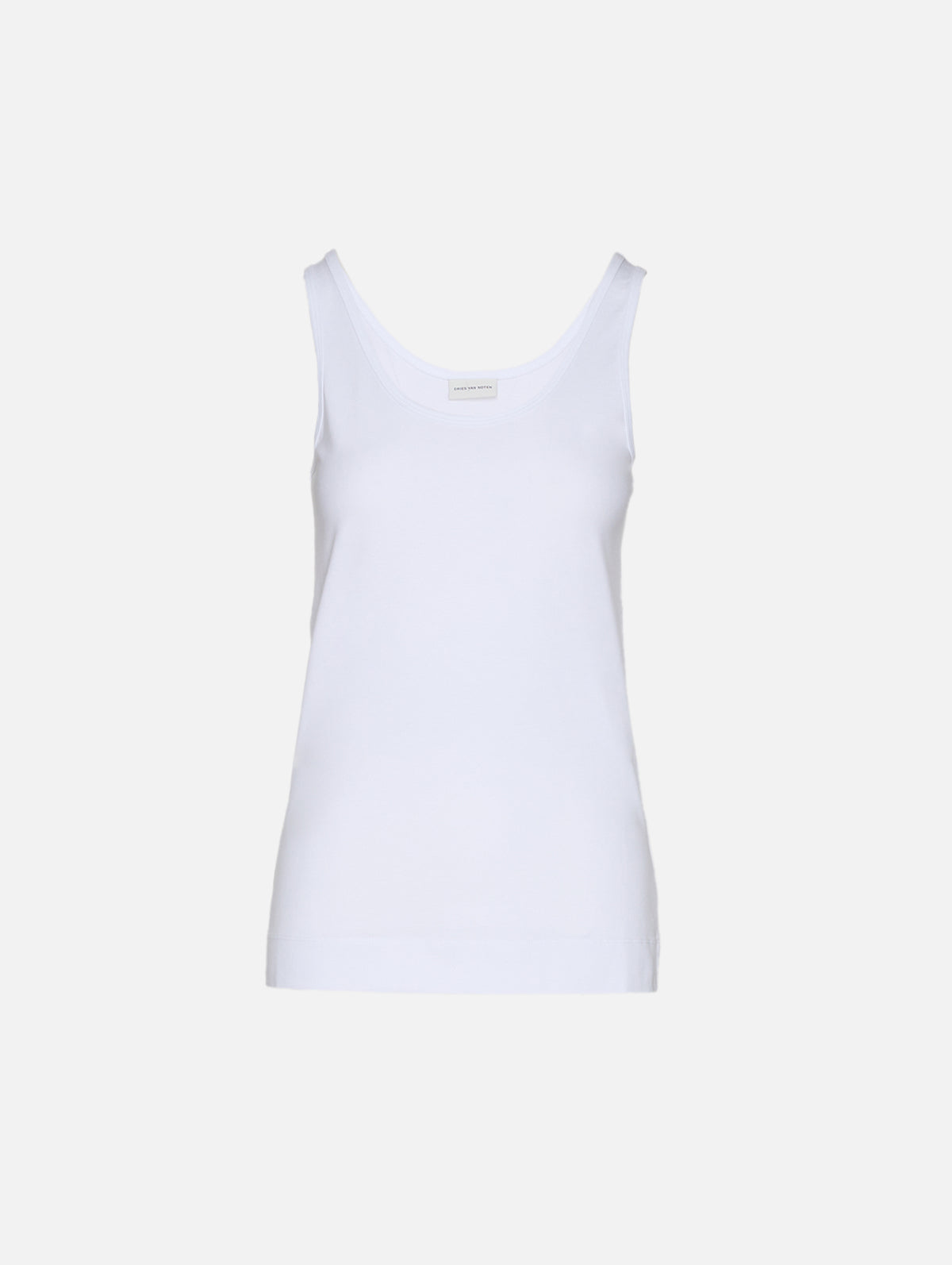 Hevila Top,DRIES VAN NOTEN,WHITE,Image 1