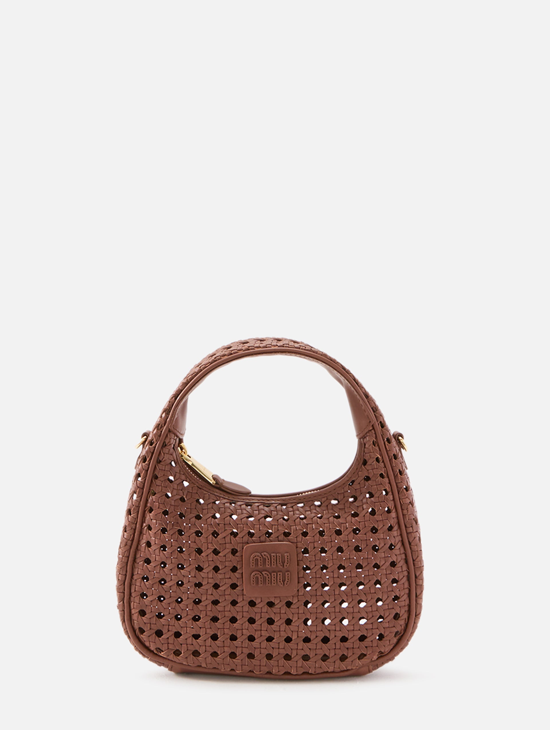 Wander Woven Hobo Bag | MIU MIU | elysewalker