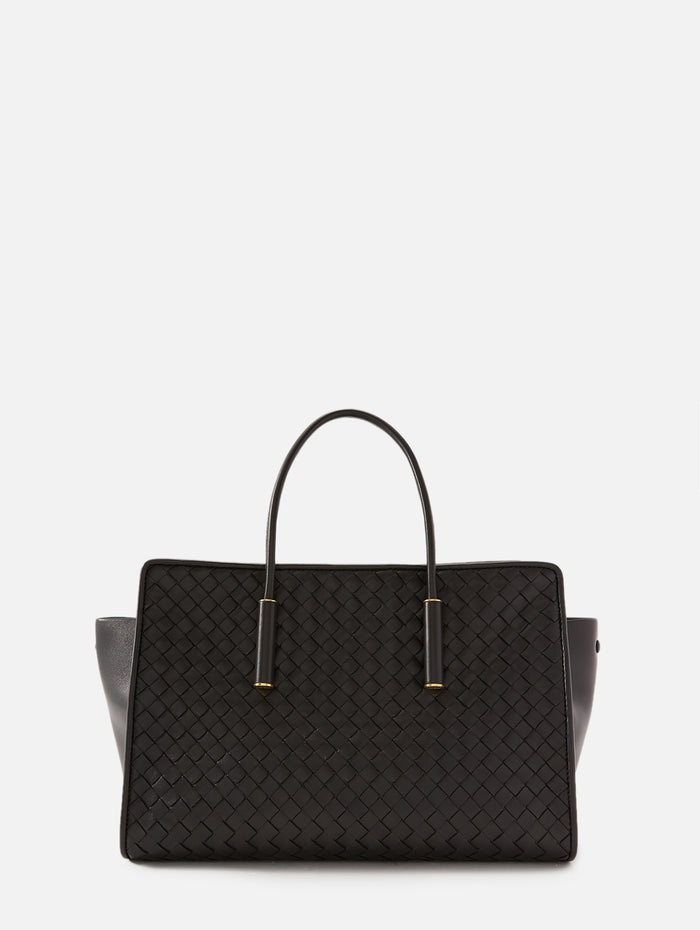 Barbara Tote Bag,BOTTEGA VENETA,ESPRESSO BRASS,Image 1