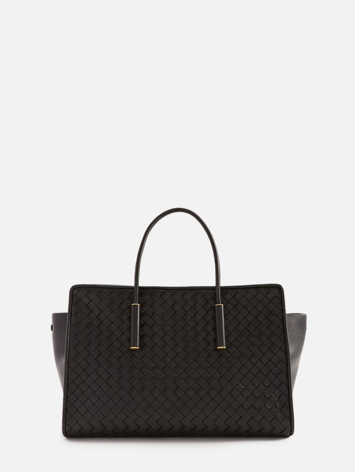 Barbara Tote Bag,BOTTEGA VENETA,ESPRESSO BRASS,Image 1