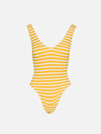 Mara One Piece Swimsuit,BOND-EYE,SAFFRON/WHITE,Image 1