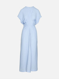 Slouch Waist Dress,TOTÉME,SKY,Image 1