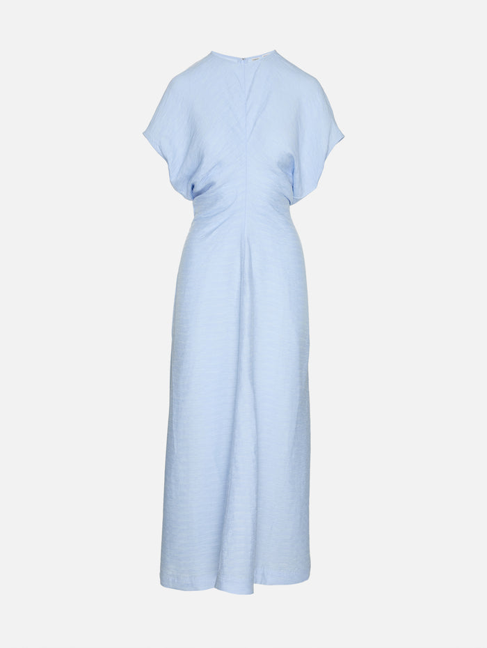Slouch Waist Dress,TOTÉME,SKY,Image 1