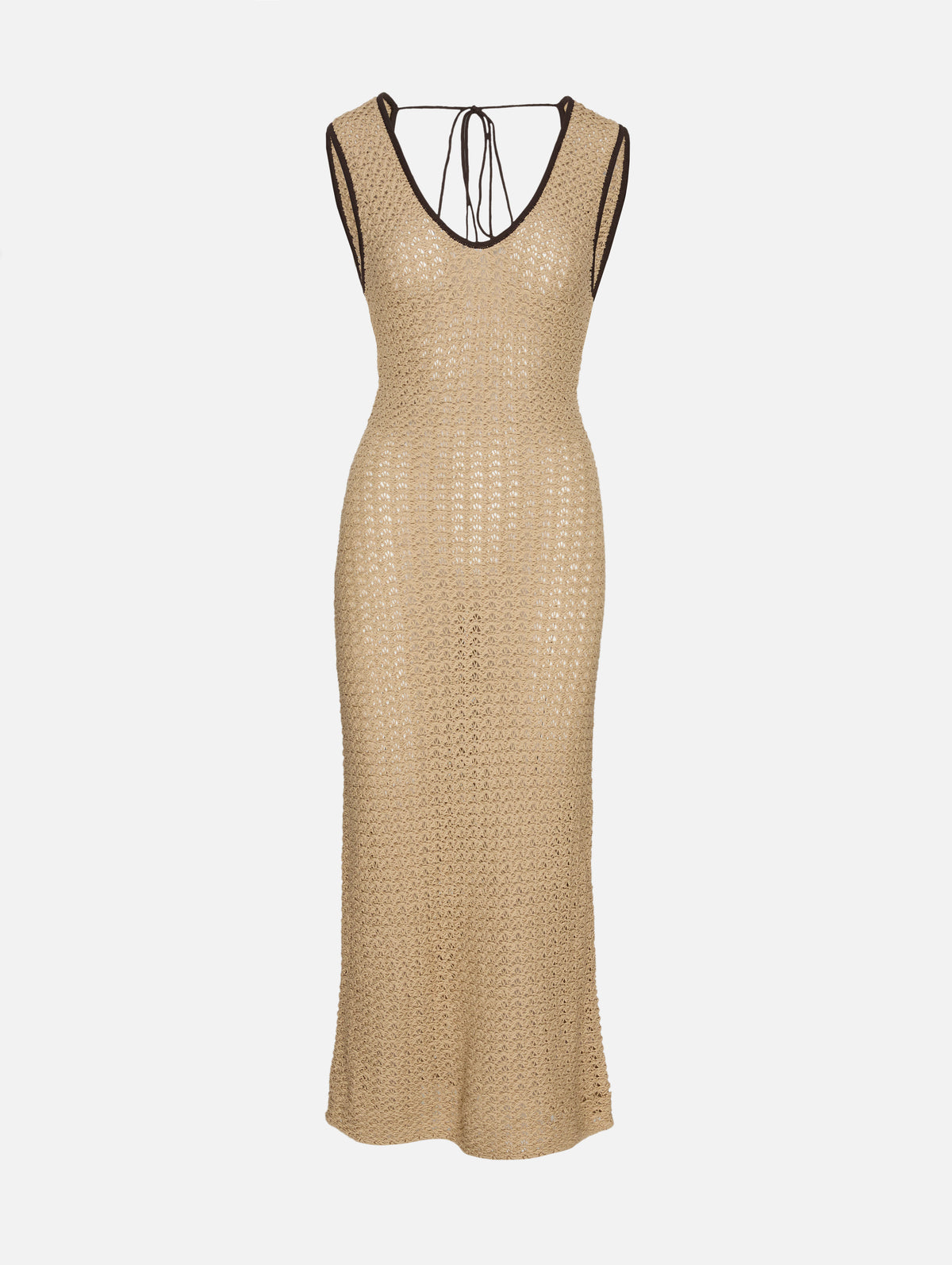 Ellinor Midi Dress,SIR.,LIGHT BEIGE,Image 2