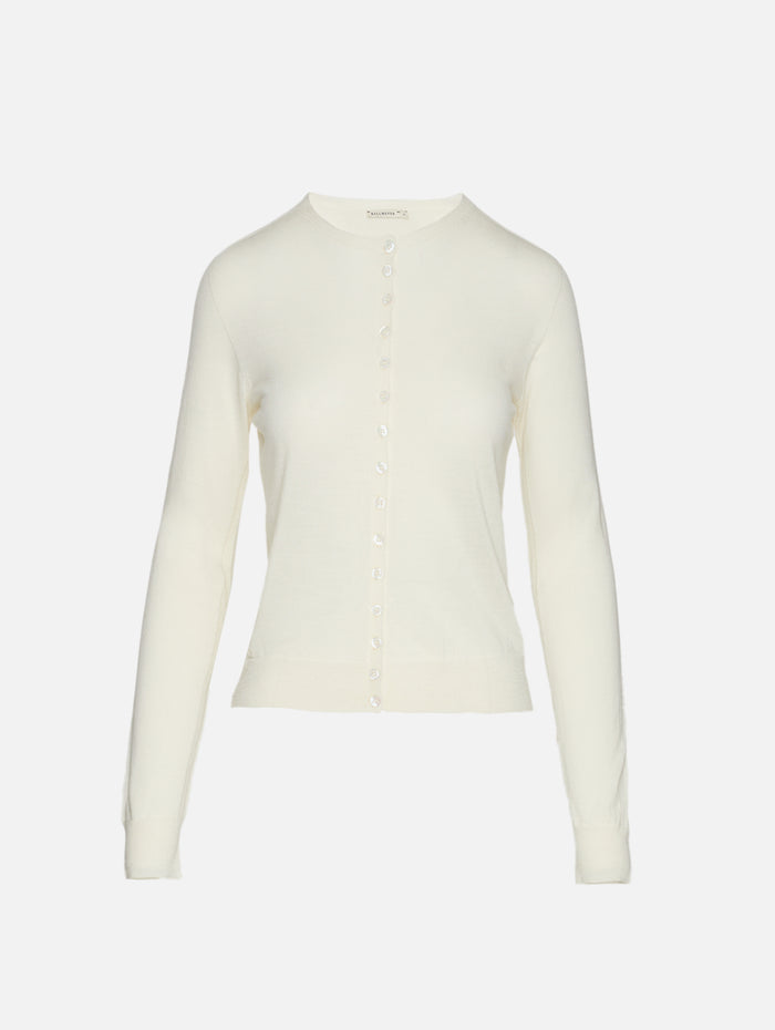 Crosby Seamless Cardigan,KALLMEYER,CREAM,Image 1