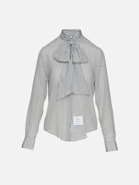 Collar Shirt,THOM BROWNE,MEDIUM GREY,Image 2