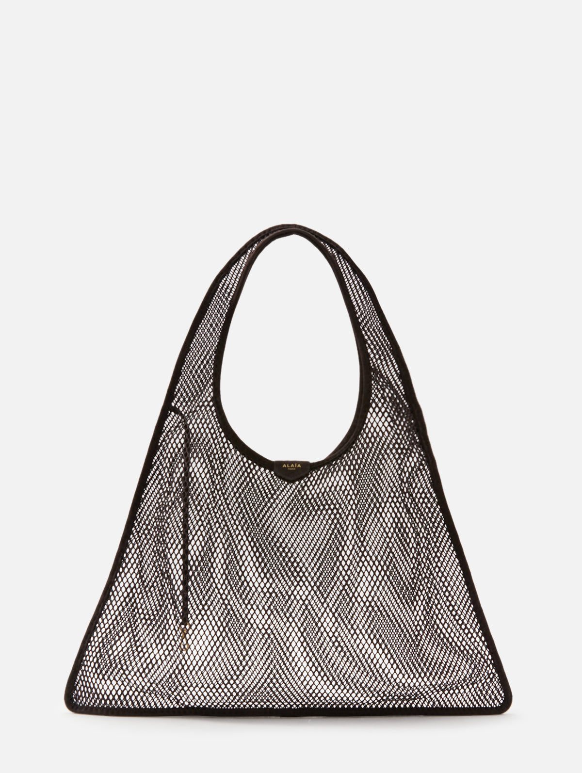 One Piece Hobo Bag,ALAIA,DARK BROWN,Image 1