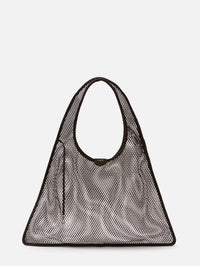 One Piece Hobo Bag,ALAIA,DARK BROWN,Image 1