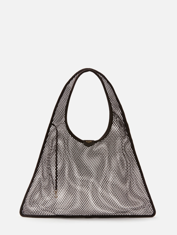 One Piece Hobo Bag,ALAIA,DARK BROWN,Image 1