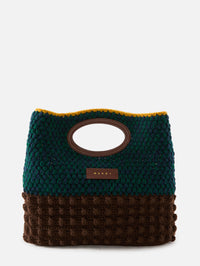 Knitted Clutch,MARNI,CURDS AND WHEY,Image 1