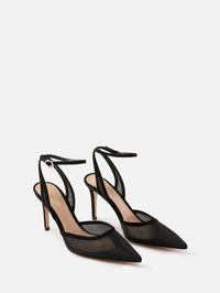 Dorotea D'Orsay Pump 85mm,GIANVITO ROSSI,BLACK,Image 2