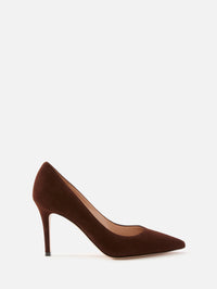 Gianvito Pump 85mm,GIANVITO ROSSI,CHOCOLATE,Image 1