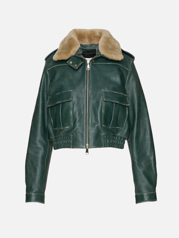 First Love Jacket,DOROTHEE SCHUMACHER,GREEN,Image 1