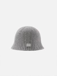Knit Bucket Hat,MIU MIU,GRIGIO,Image 1