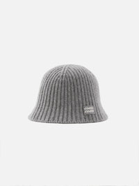 Knit Bucket Hat,MIU MIU,GRIGIO,Image 2