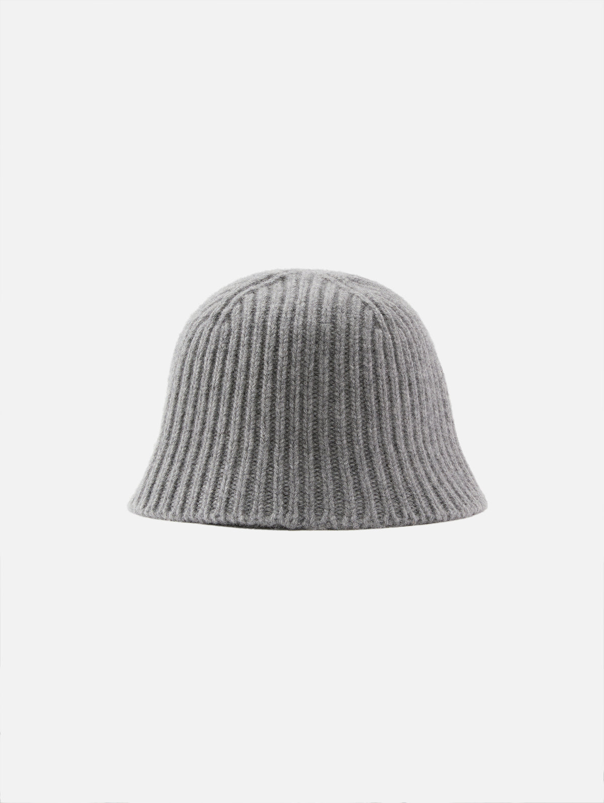 Knit Bucket Hat,MIU MIU,GRIGIO,Image 3