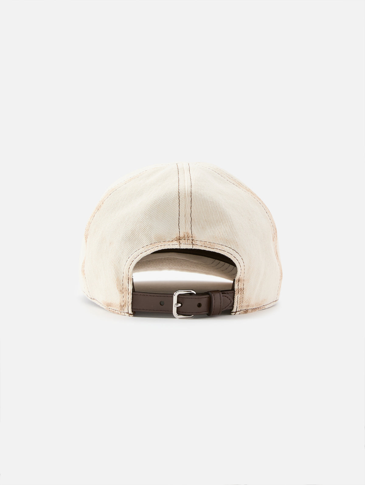 Denim Baseball Cap,MIU MIU,BIANCO,Image 3