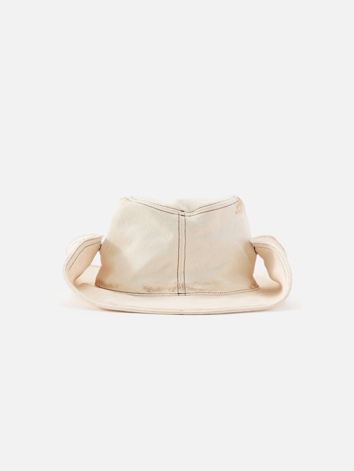 Denim Cowboy Hat,MIU MIU,BIANCO,Image 3