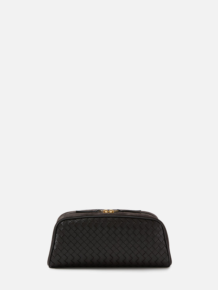 Nodo Pouch Bag,BOTTEGA VENETA,ESPRESSO/GOLD,Image 1