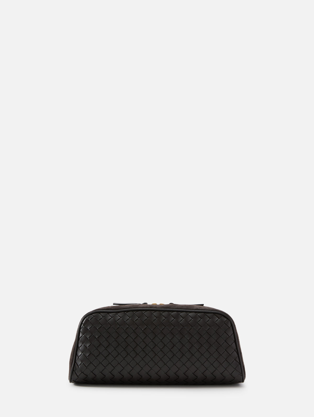 Nodo Pouch Bag,BOTTEGA VENETA,ESPRESSO/GOLD,Image 2