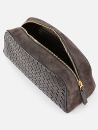 Nodo Pouch Bag,BOTTEGA VENETA,ESPRESSO/GOLD,Image 3