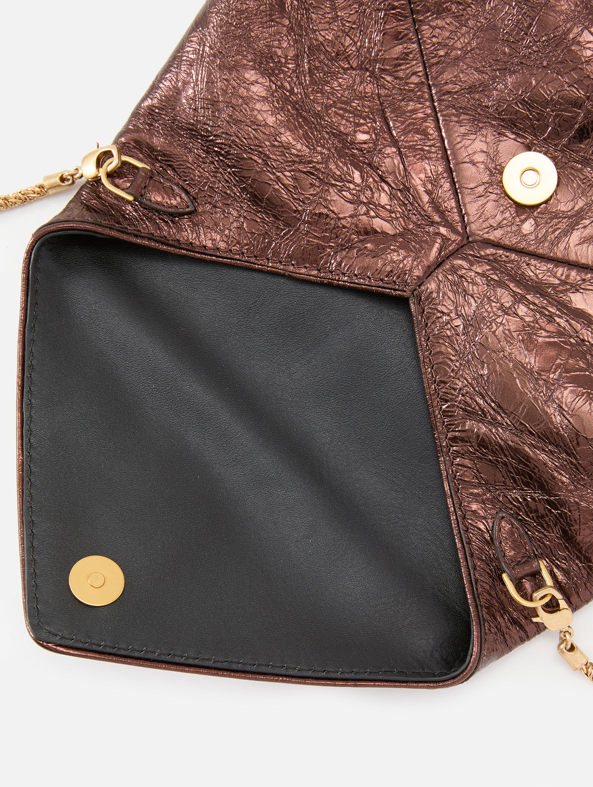 Envelope Clutch,DRIES VAN NOTEN,CHOCO,Image 4
