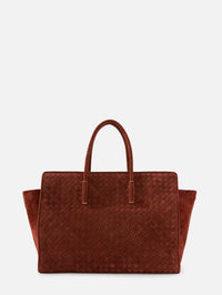 Barbara Tote Bag,BOTTEGA VENETA,RUST BRASS,Image 1