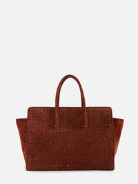 Barbara Tote Bag,BOTTEGA VENETA,RUST BRASS,Image 2