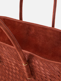 Barbara Tote Bag,BOTTEGA VENETA,RUST BRASS,Image 4
