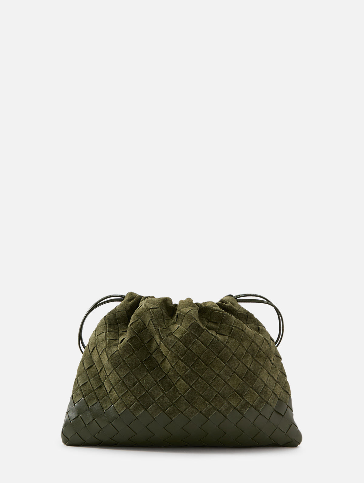 Intrecciato Dustbag,BOTTEGA VENETA,GREEN TWEED,Image 1