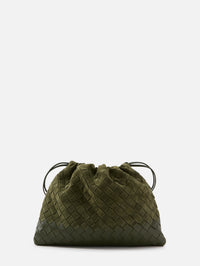 Intrecciato Dustbag,BOTTEGA VENETA,GREEN TWEED,Image 1