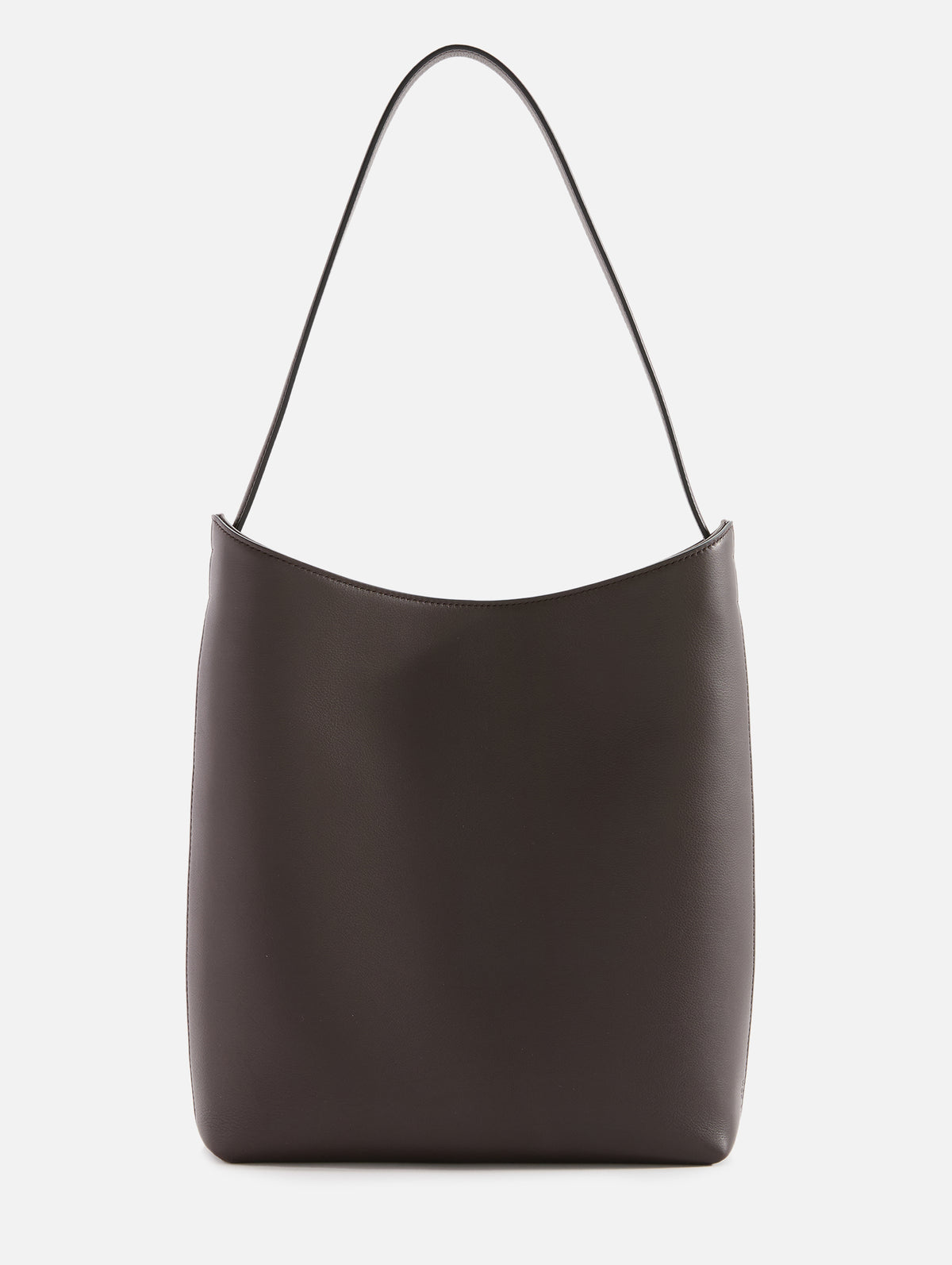 Alma Shoulder Bag,THE ROW,DARK BROWN,Image 1