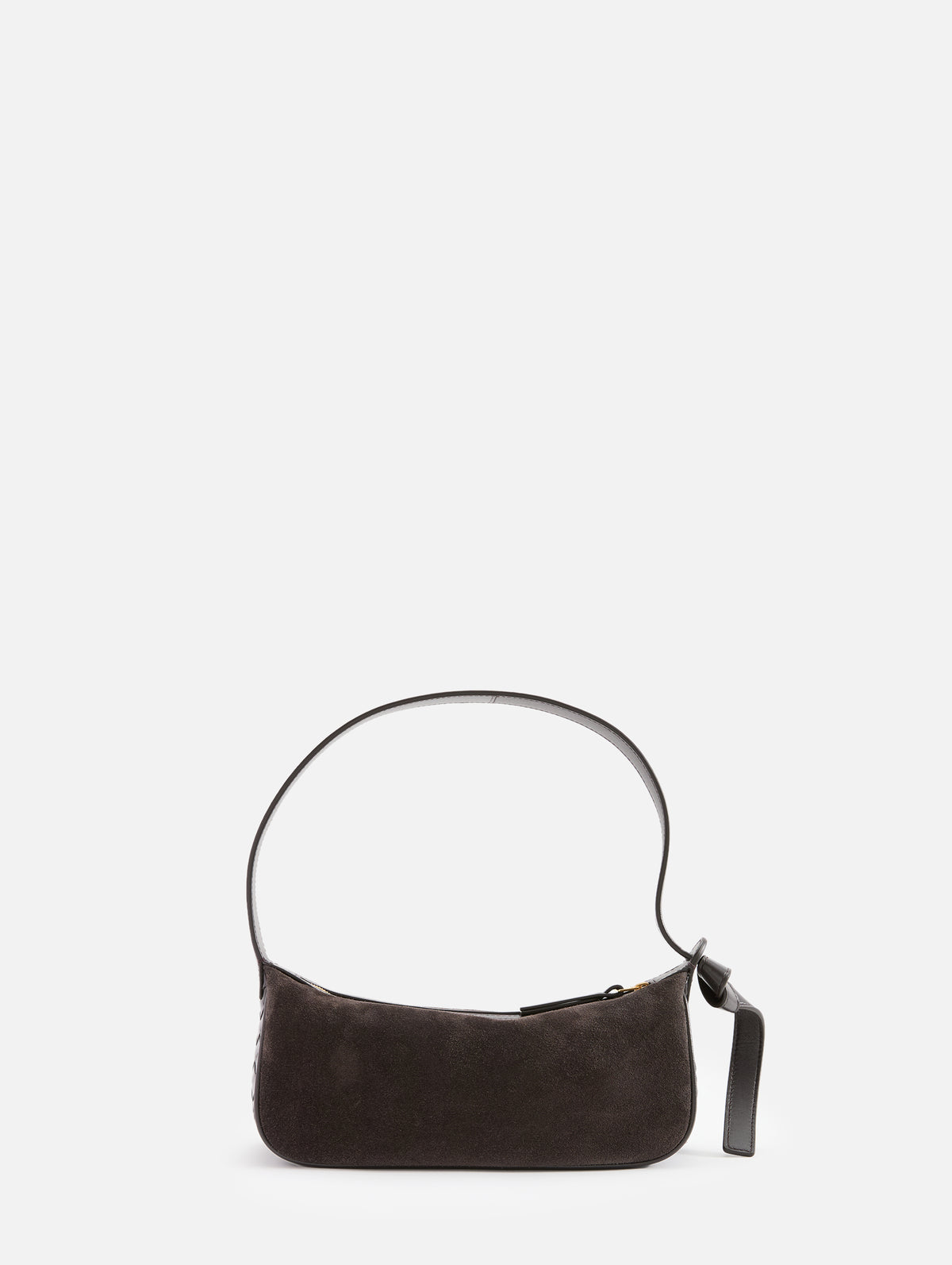 Nodo Mini Shoulder Bag,BOTTEGA VENETA,ESPRESSO/GOLD,Image 2