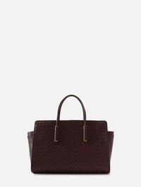 Barbara Tote Bag,BOTTEGA VENETA,DEEP MAHOGANY,Image 1