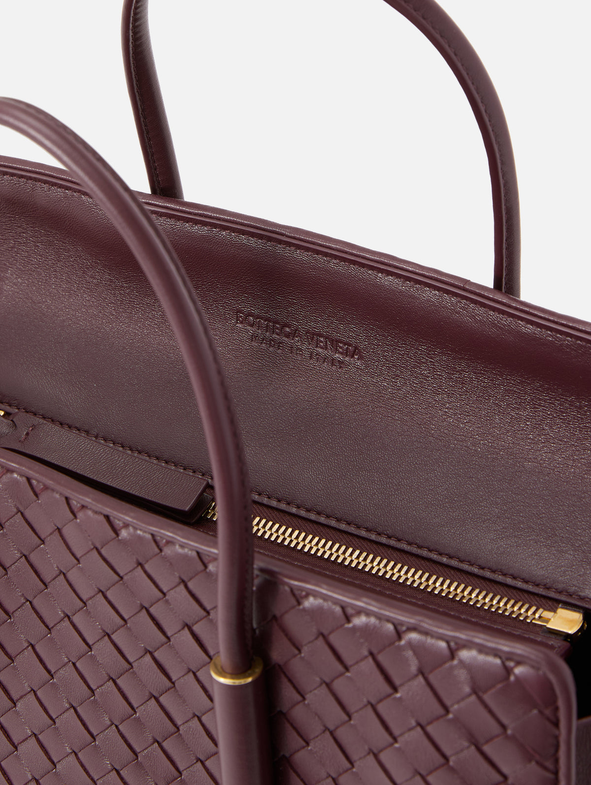 Barbara Tote Bag,BOTTEGA VENETA,DEEP MAHOGANY,Image 4