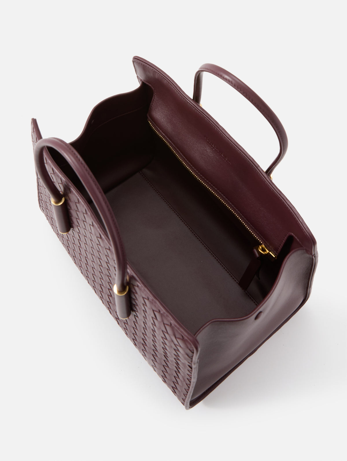 Barbara Tote Bag,BOTTEGA VENETA,DEEP MAHOGANY,Image 3