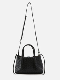 Small Pinacoteca Tote Bag,BOTTEGA VENETA,BLACK/FONDANT,Image 3