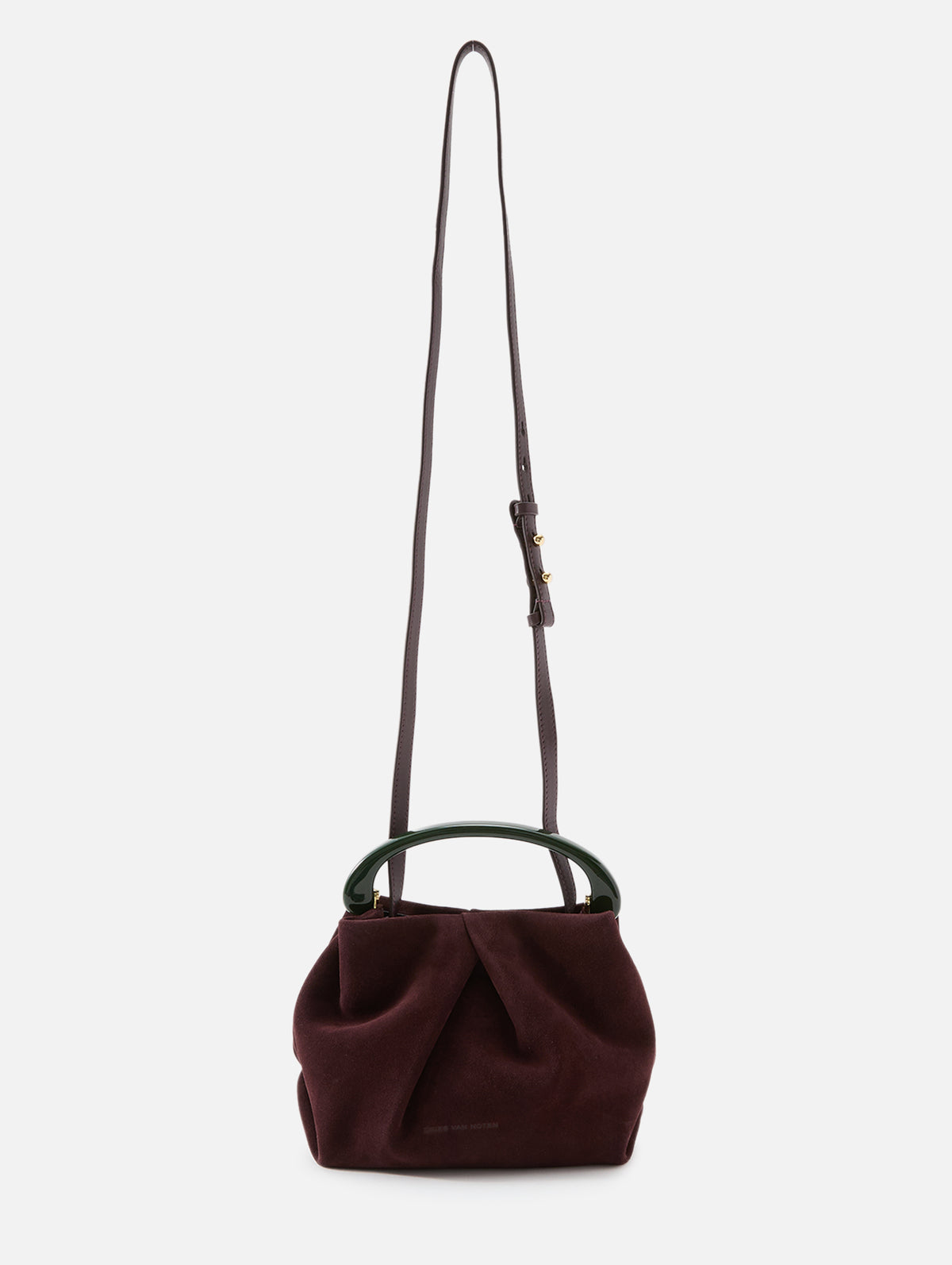 Top Handle Clutch,DRIES VAN NOTEN,DARK PURPLE,Image 3