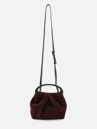 Top Handle Clutch,DRIES VAN NOTEN,DARK PURPLE,Image 3